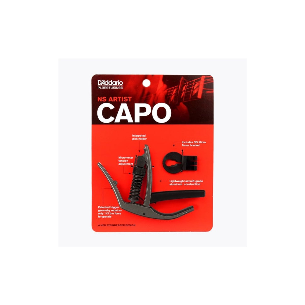 D'Addario Artist Capo-Black