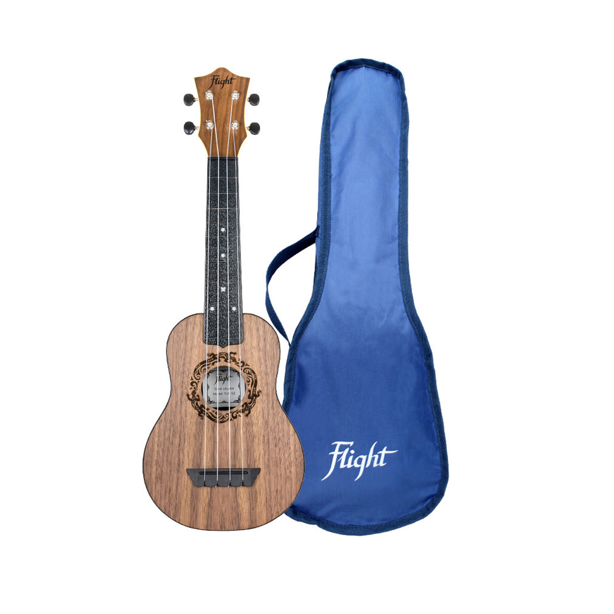 Flight Travel Uke (TUS-50) Walnut