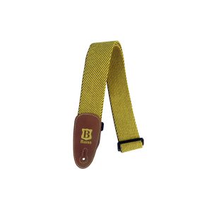 Basso Guitar Strap - Cotton Yellow Tweed EX04