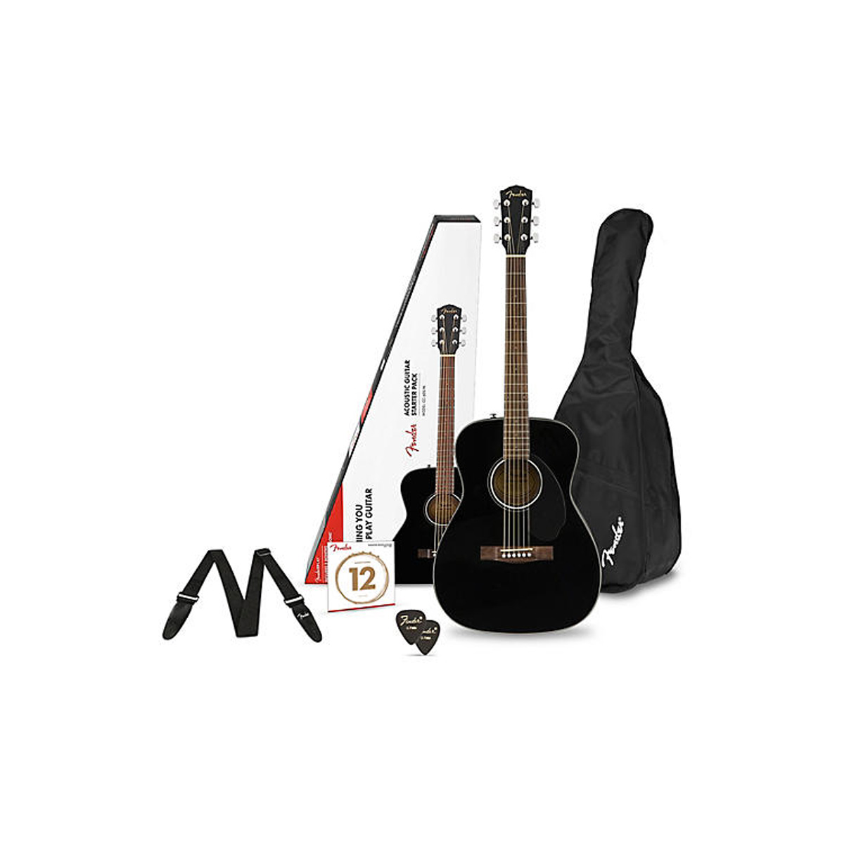Fender CC60S Concert Pack - Black