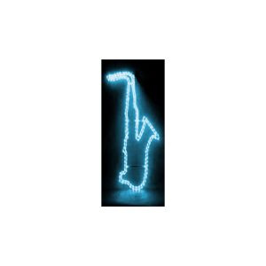 MBT Lighting SL3BL Saxophone Shaped Rope Lighting In Blue