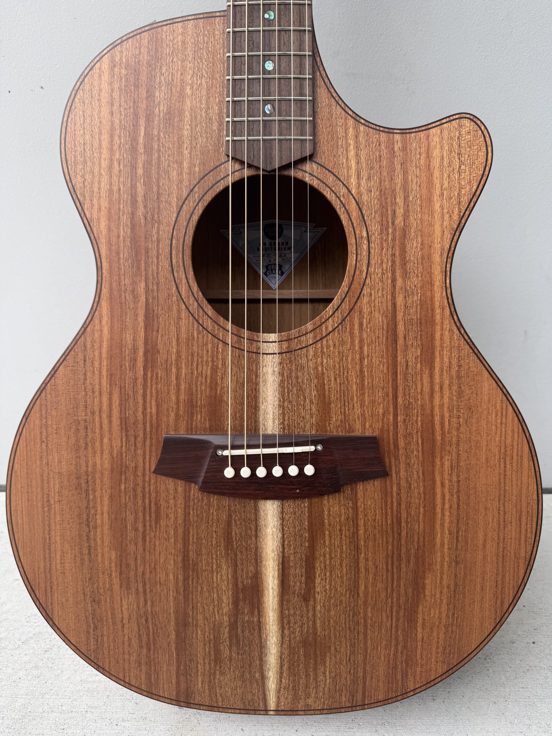 Cole Clark Studio Angel Grand Auditorium - All Solid Blackwood - Image 2