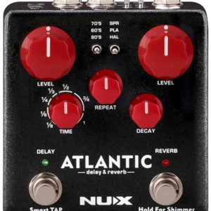 NU-X Verdugo Series Atlantic Multi Delay & Reverb Effects Pedal