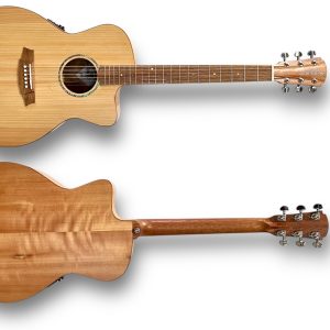Cole Clark Studio Angel Grand Auditorium in Solid Bunya Pine and Queensland Maple