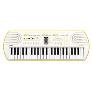 Casio SA80 Casiotone Mini Keyboard – White and Lemon Yellow (SA80)